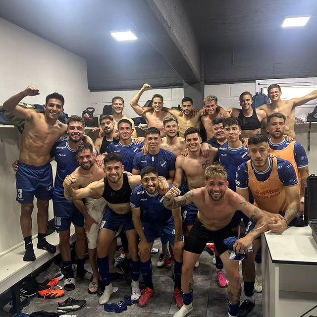 Festejo Vestuario Alvarado vs Talleres